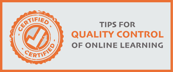 quality control of online learning