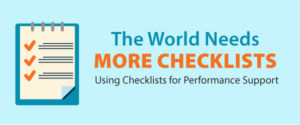 The World Needs More Checklists
