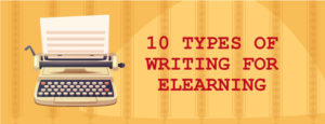 10 types of writing for elearning