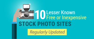 10 Lesser Known Free or Inexpensive Stock Photo Sites