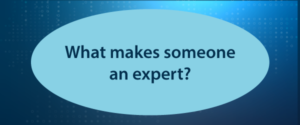 what makes someone an expert